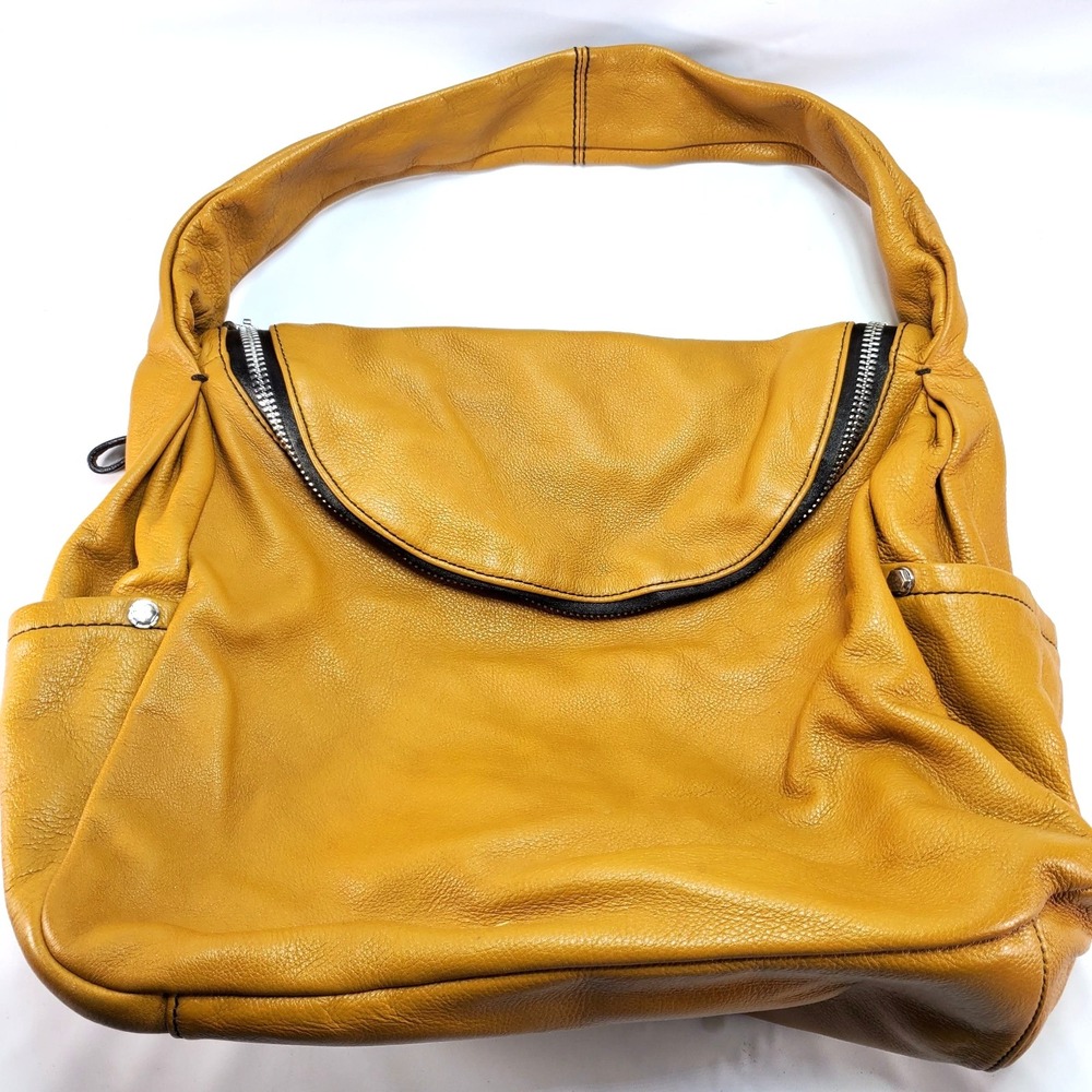 Pebbled Leather orYANY Buttery Soft Slouchy Y2K Satchel Bag Indie Sleaze‎ Hobo - Picture 2 of 10